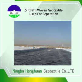 Circle Loom Polypropylene Woven Geotextile Fabric , Recycled Geotextile Filter Fabric